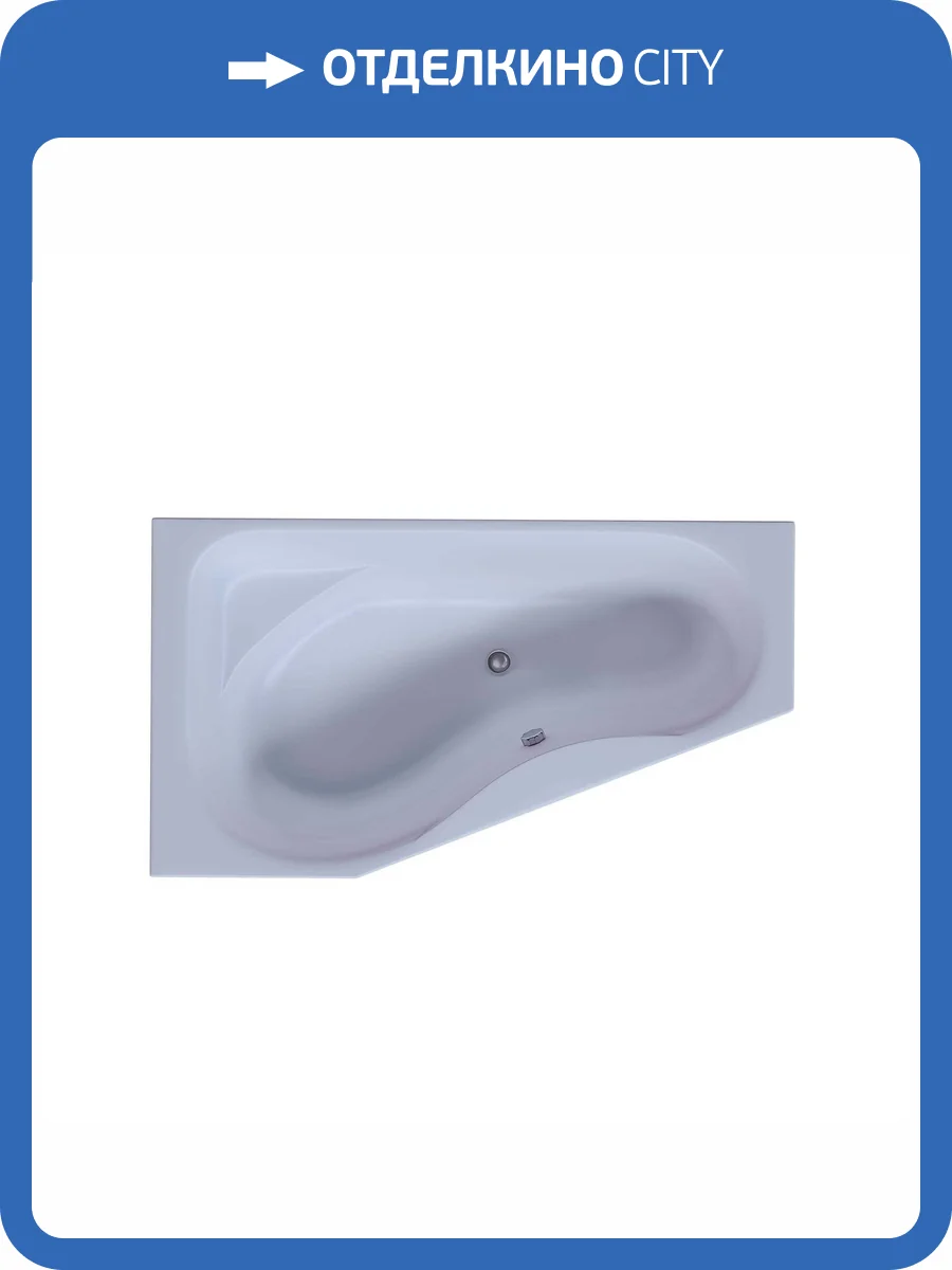 Акриловая ванна Aquatek Медея MED180-0000037 170x95 левая, с вклеенным каркасом фото 7