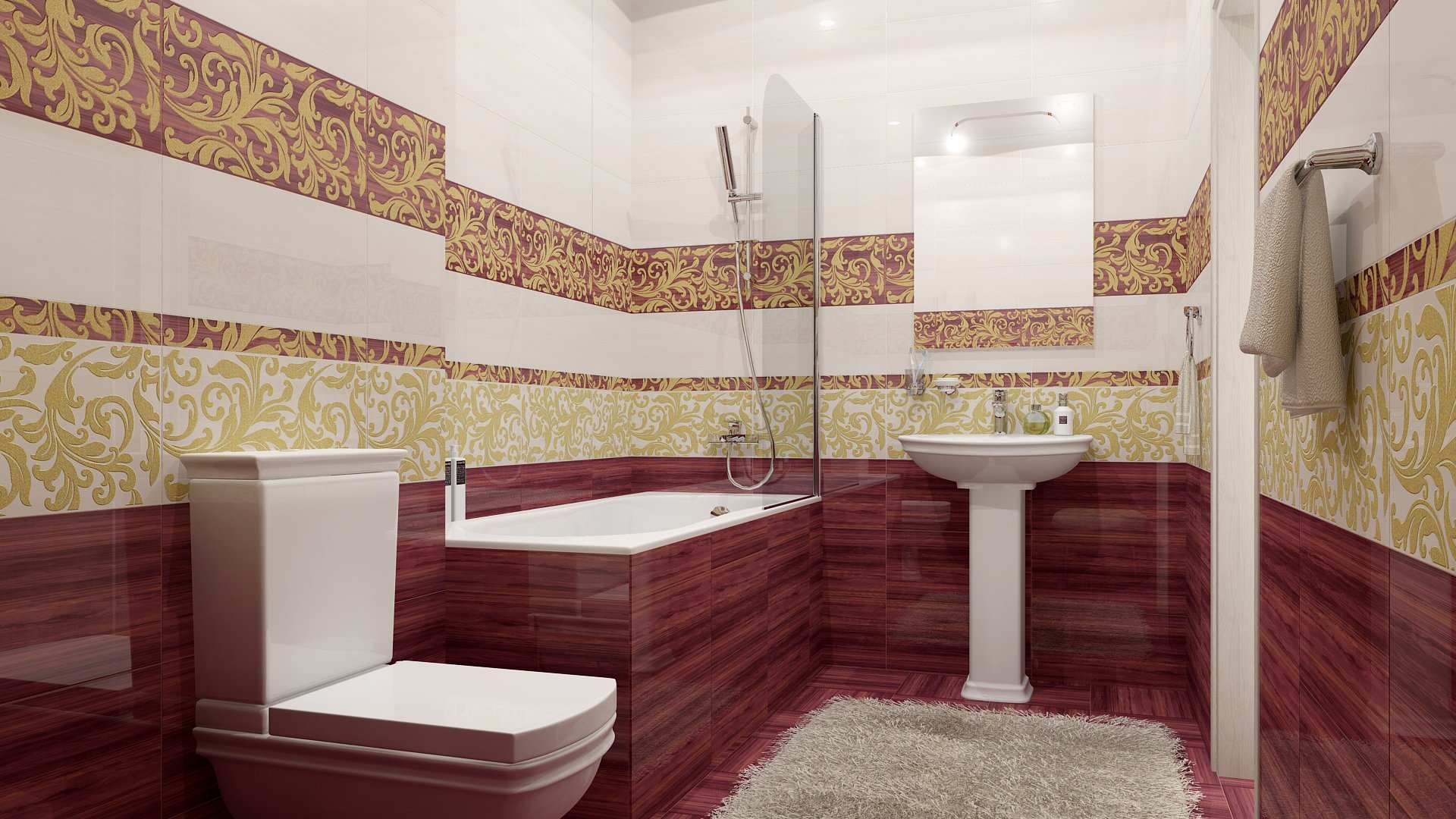 Ceramica Classic AmpirБордо 2 фото 3
