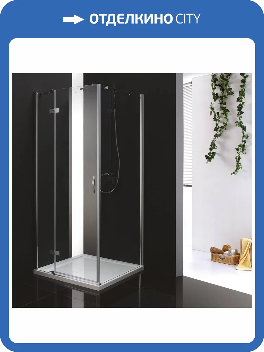 Душевой уголок Cezares BERGAMO-W-A-1-90-C-Cr-L профиль хром, стекло прозрачное, 90x90x195 фото 3