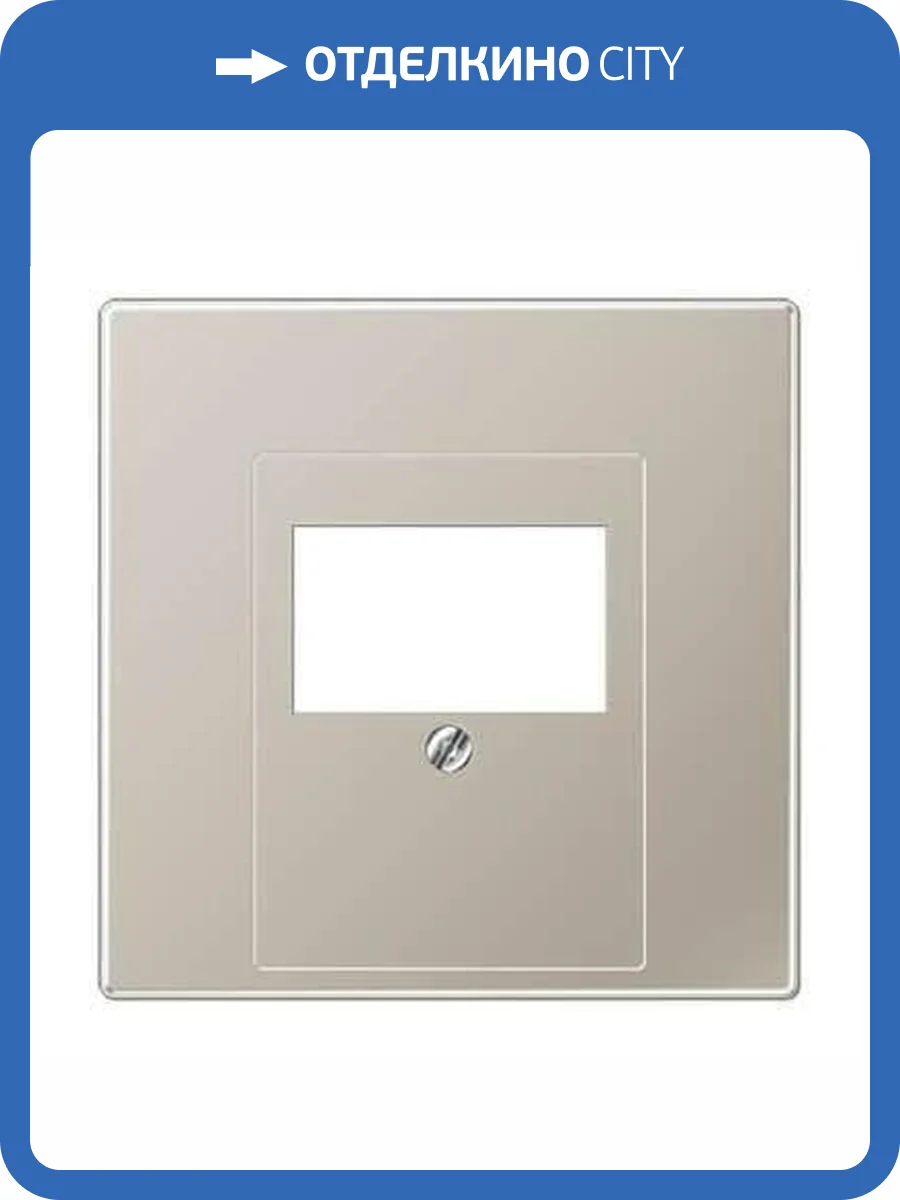 Крышка для ТАЕ гнезда Jung LS 990 Edelstahl Сталь ES2969T фото 2