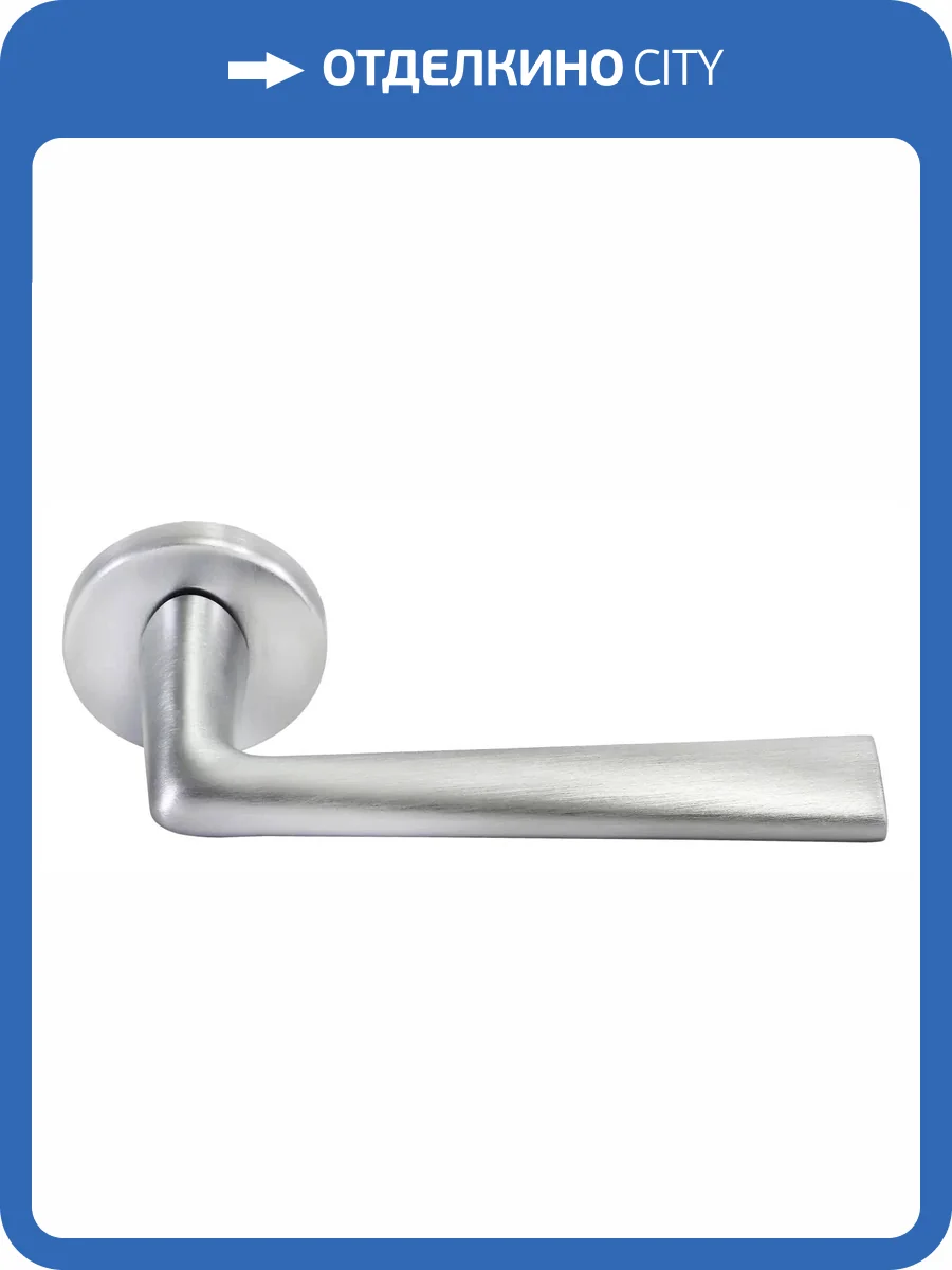 Дверная ручка Morelli THE FORCE R5 CSA матовый хром толщина розетки - 7мм фото 3