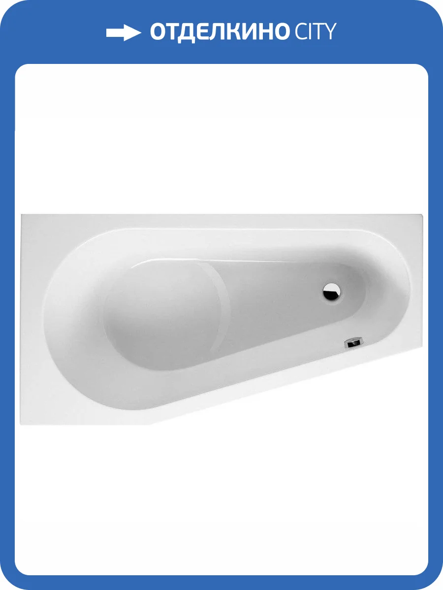 Акриловая ванна Riho Delta 160x80 правая фото 8