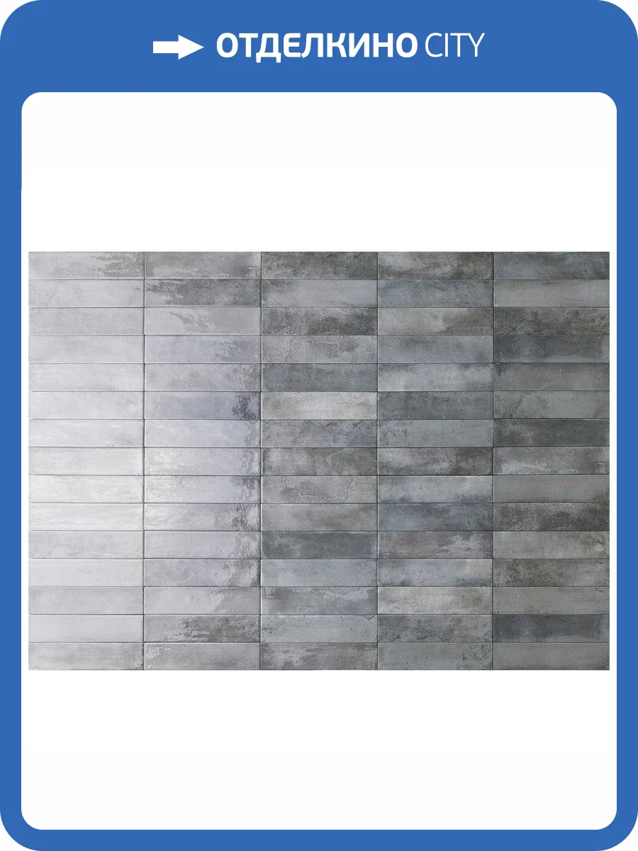 Керамогранит Rondine Group RHS Mojave J91280 Light Grey Brick 6x25 фото 2