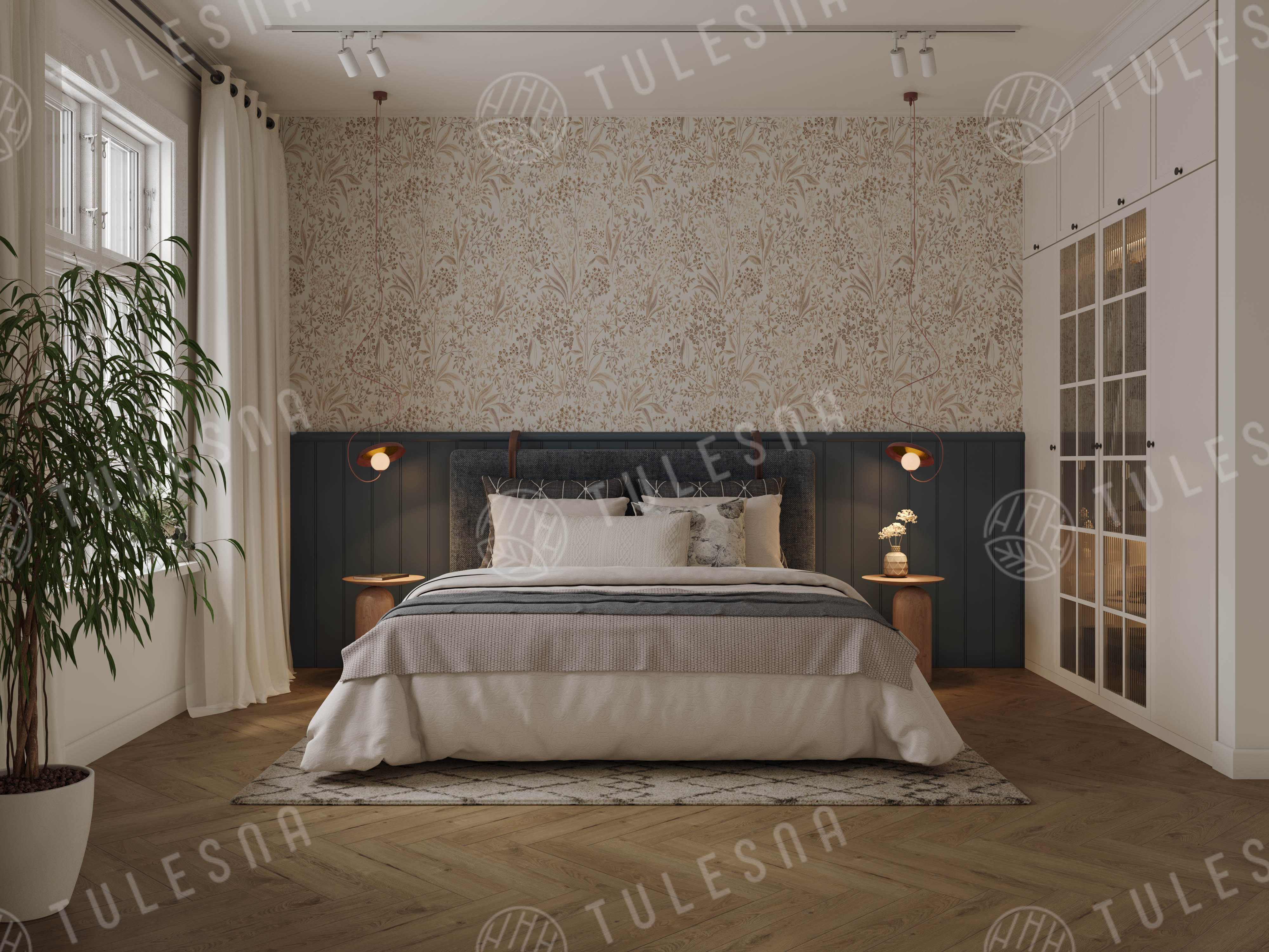 Ламинат Tulesna Селена Паркет (Selene Parquet) 12/34 4V LF504-19 Каледония 121x605 фото 4