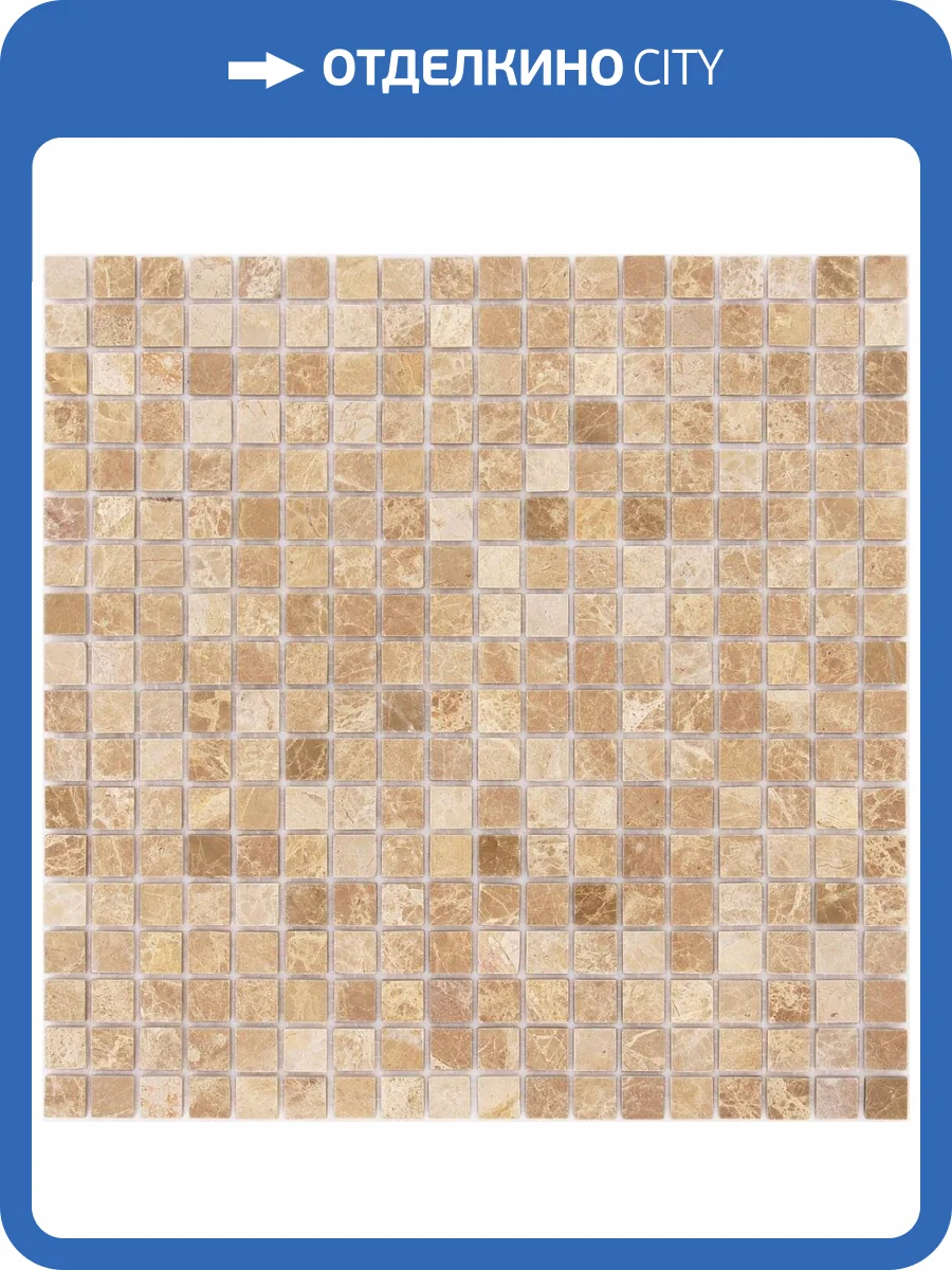 Мозаика LeeDo Pietrine 4 Emperador Light Pol (1.5x1.5) 30.5x30.5 фото 2