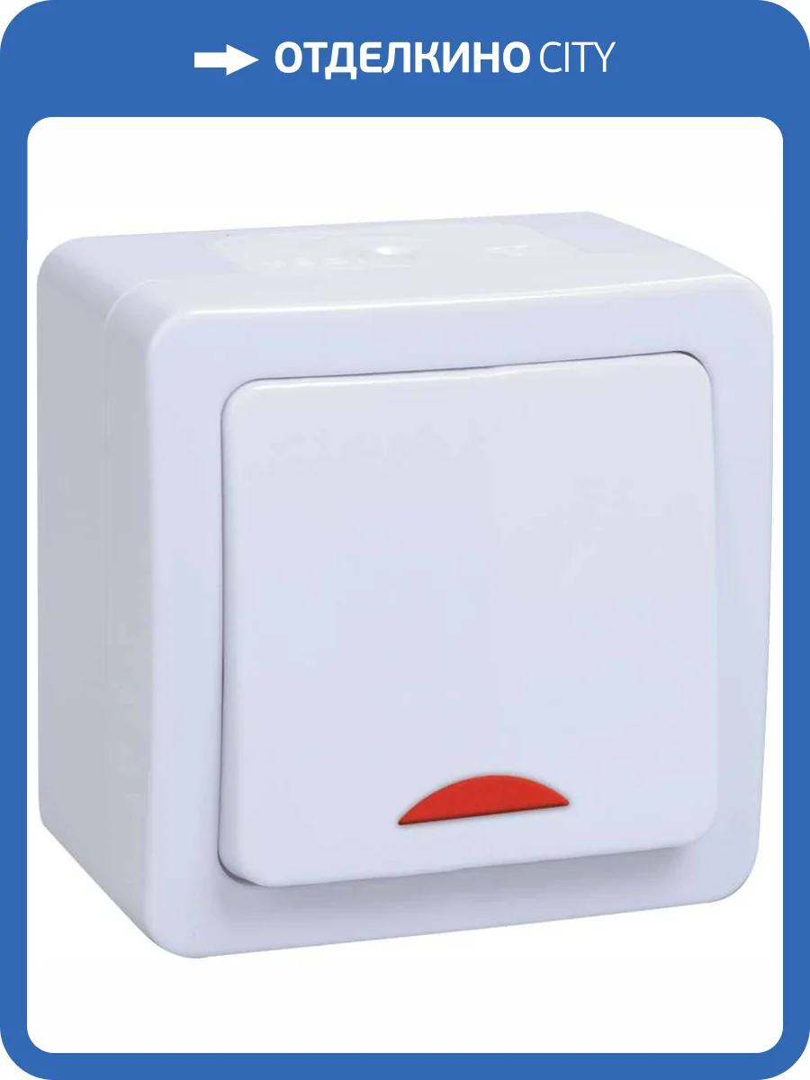 Выключатель 1-клавишный IEK Гермес Plus EVMP11-K01-10-54-EC белый фото 6