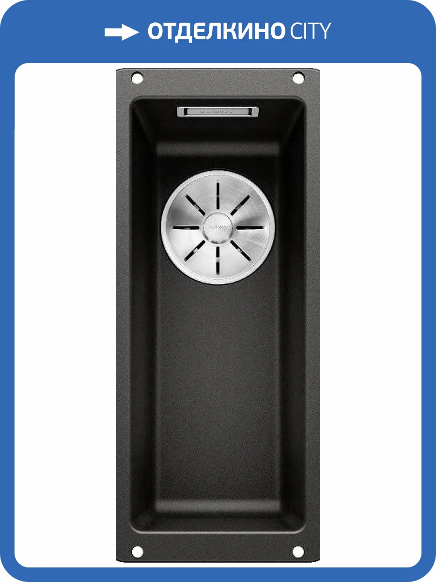 Мойка кухонная Blanco Subline 160-U 525981 черный фото 5