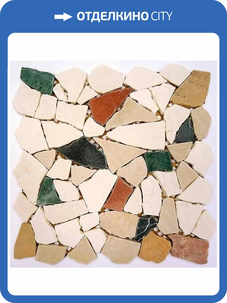 Мозаика Bonaparte Rim II из натурального камня 30.5x30.5 фото 2