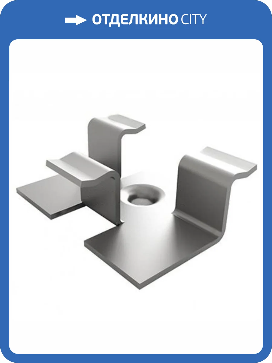 Клипса монтажная Polywood Duo 25x10 мм фото 2