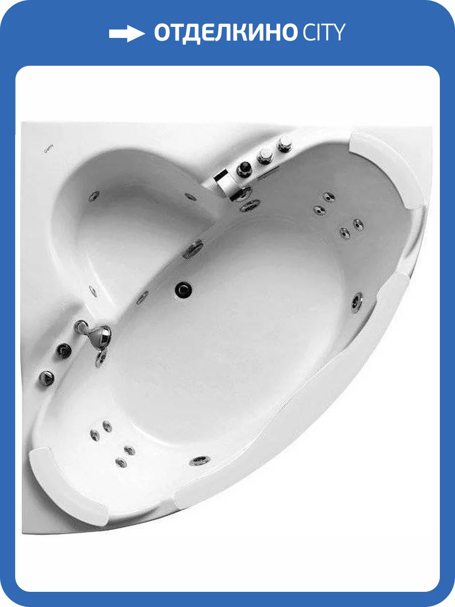 Акриловая ванна Gemy G9025 II B 155x155 фото 5