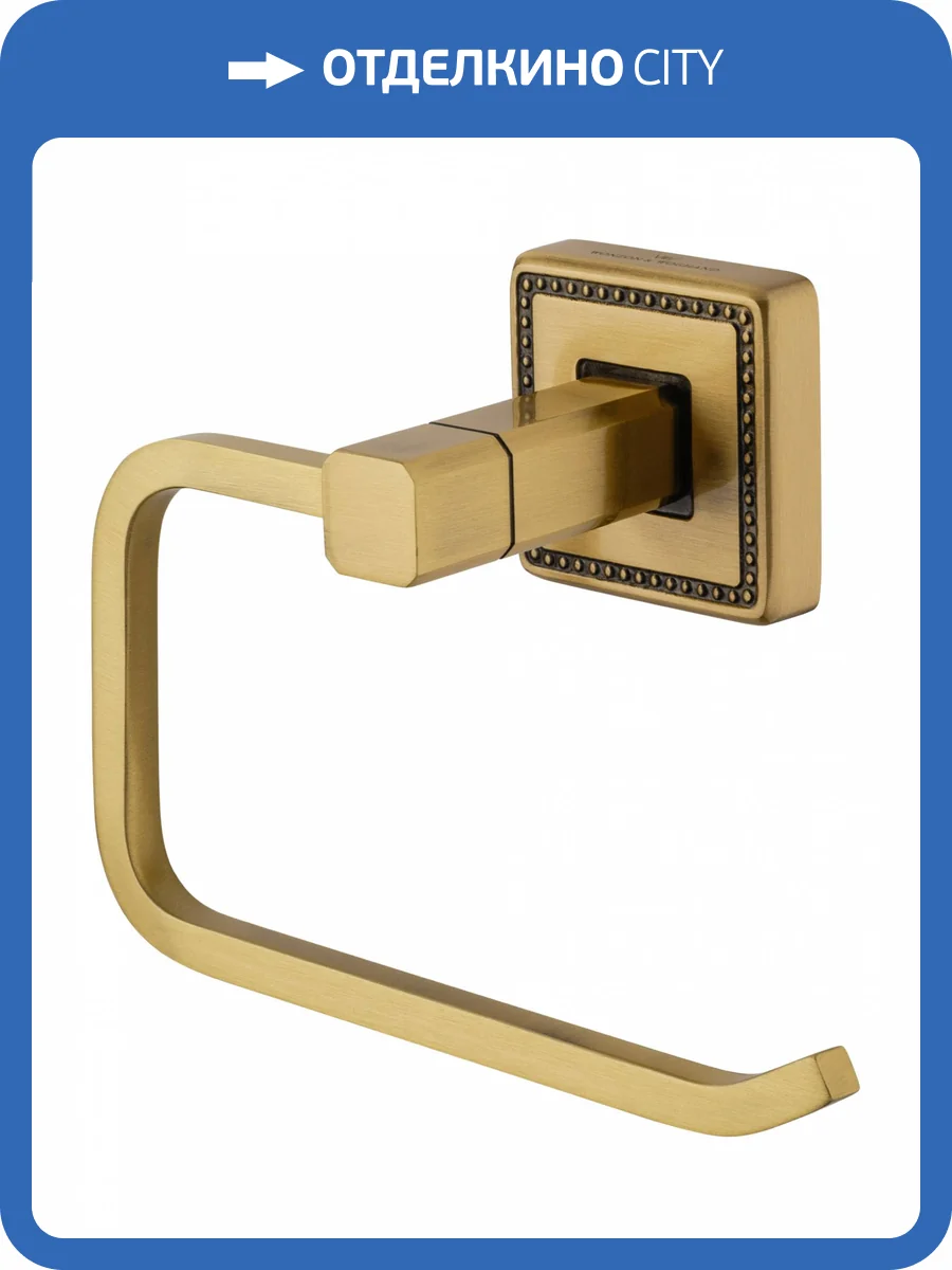 Держатель для туалетной бумаги Wonzon & Woghand WW-7216 без крышки, бронза фото 5