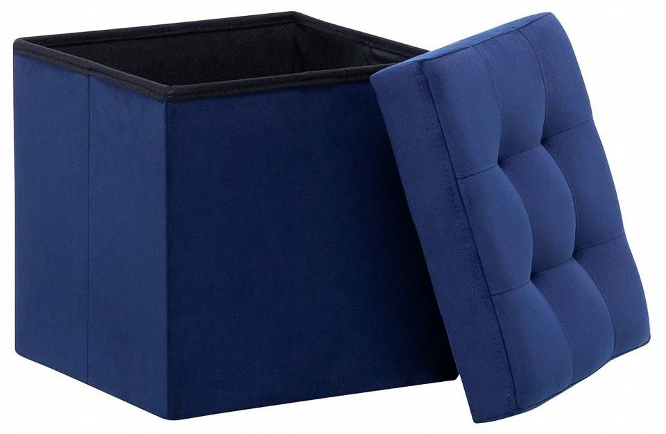 Пуф-сундук Leset Плуто 4687205418166 Темно-синяя Velutto 26 фото 3