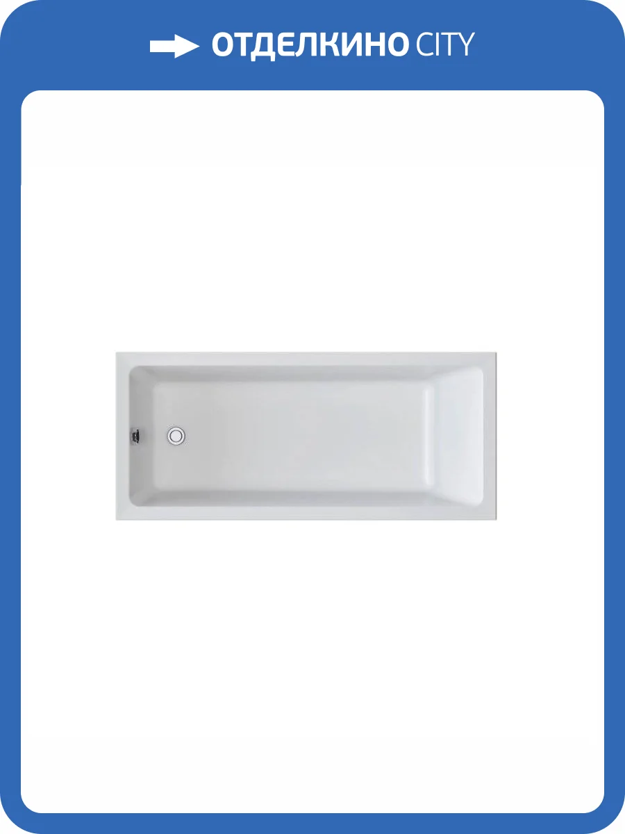 Акриловая ванна Creto Bosco 180x80 с каркасом фото 6