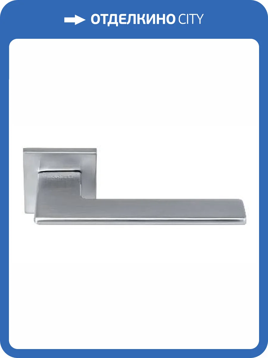 Дверная ручка Morelli Plateau MH-51-S6 SC матовый хром фото 2