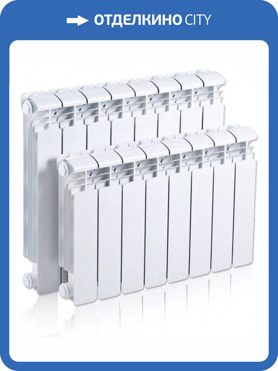 Алюминиевый секционный радиатор отопления Rifar Alum 350 / 6 секций фото 4