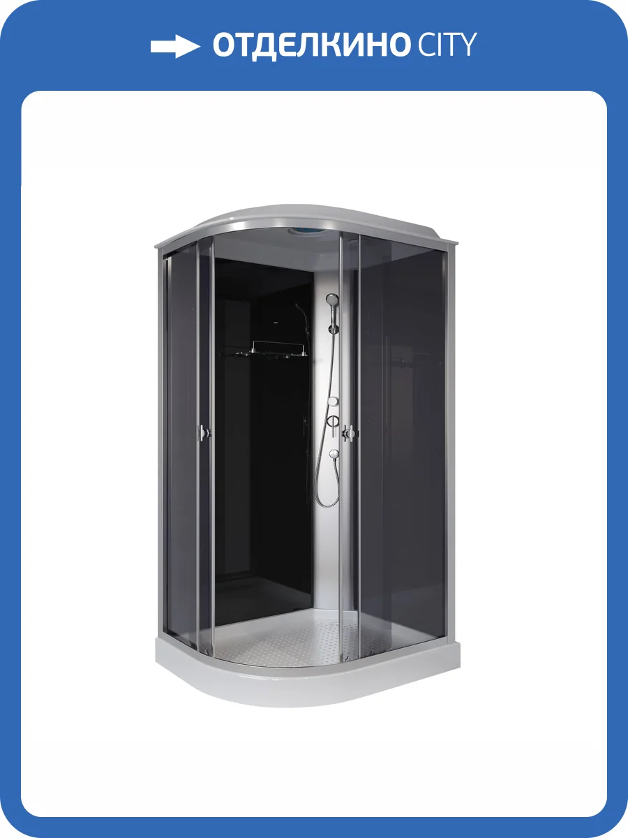 Душевая кабина Niagara Eco E120/80/13R/TN 120x80x215 Правая, профиль Серебро, 3 места фото 8