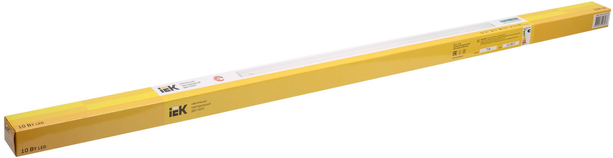 Настенно-потолочный линейный светодиодный светильник IEK ДБО 3003 LDBO0-3003-10-4000-K01 фото 8
