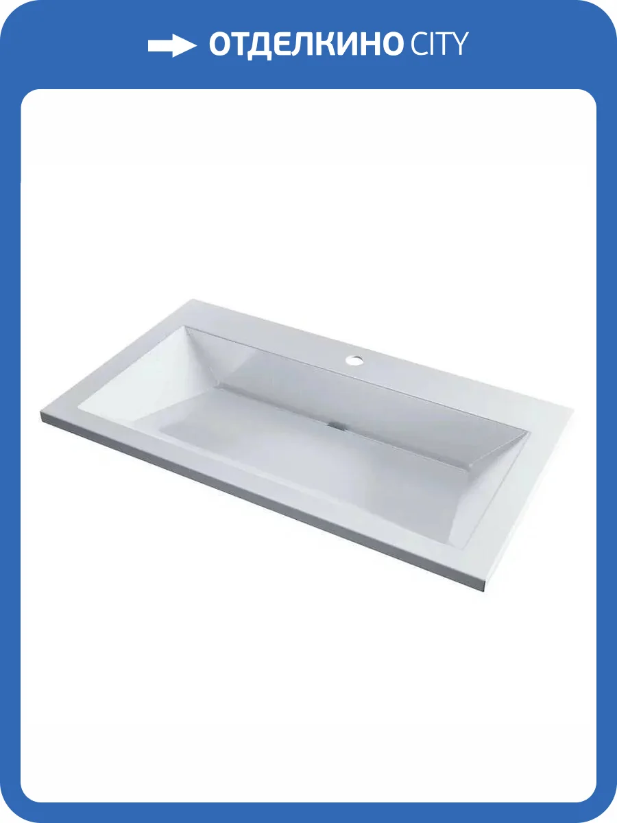 Раковина Uperwood Olivia ROlivia80wg 80 см, белая глянцевая фото 6