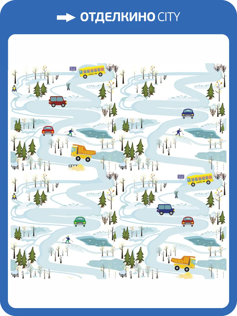 Фреска Ortograf Для самых маленьких 32915 Дороги 3 Флора FLN фото 2