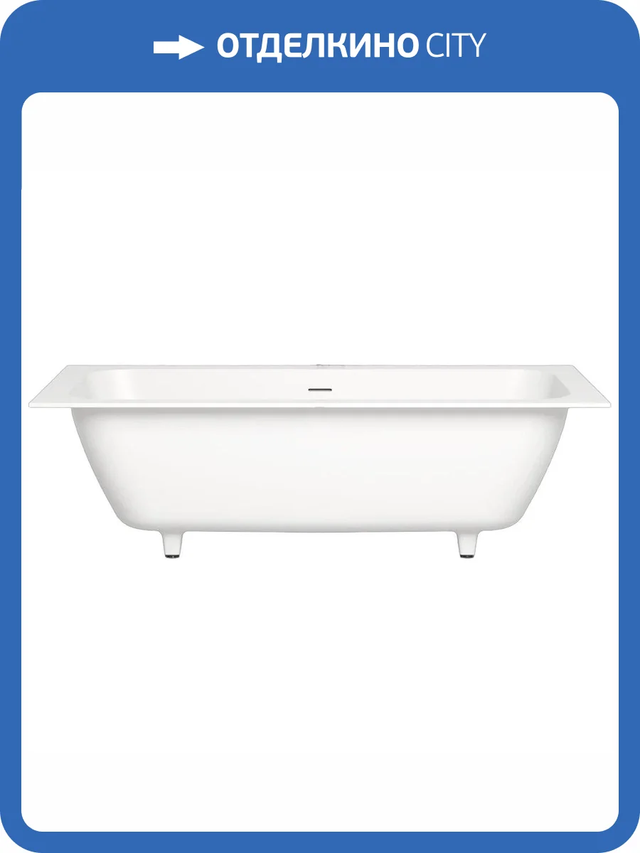 Ванна из искусственного камня Salini Orlanda Axis Kit S-Sense 103312G 180x80 глянцевая фото 7