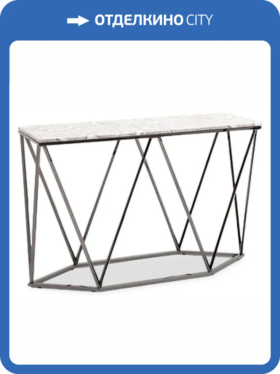 Стол туалетный Stool Group Авалон ECST-0551-GM сталь темный хром 122x41 фото 6