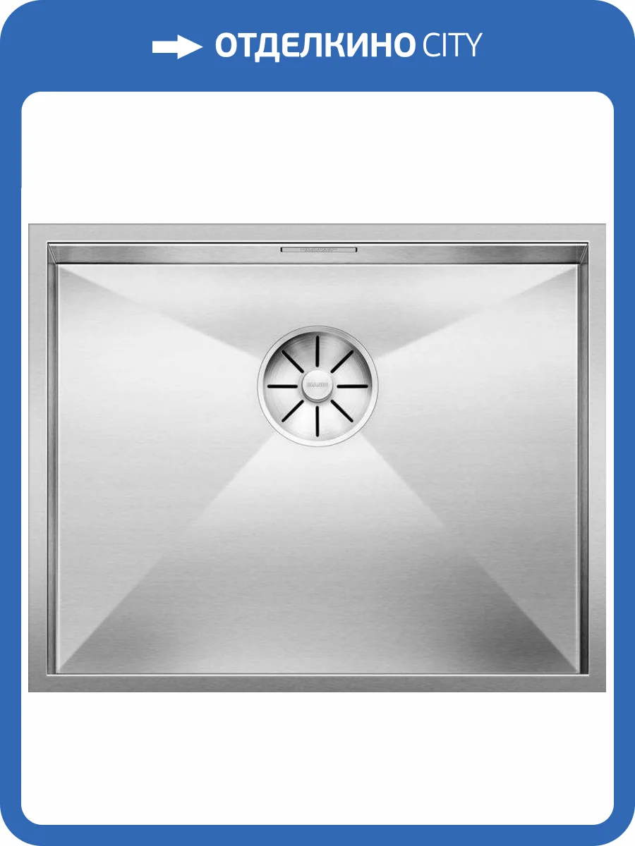 Мойка кухонная Blanco Zerox 500-U 521589 нержавеющая сталь фото 4