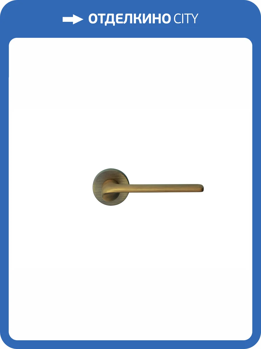 Дверная ручка Morelli TOMORROW R5 CAFFE кофе толщина розетки - 7мм фото 3