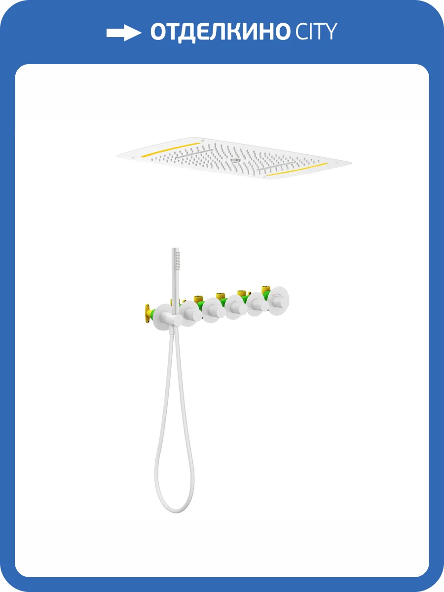 Душевой комплект Timo Saona SX-2319/16SM белый матовый, с термостатом фото 6