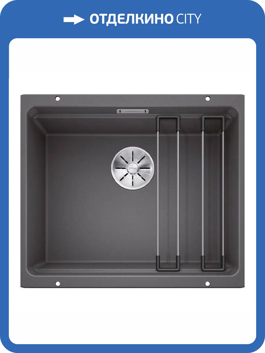 Мойка кухонная Blanco Etagon 500-U 522227 антрацит фото 4