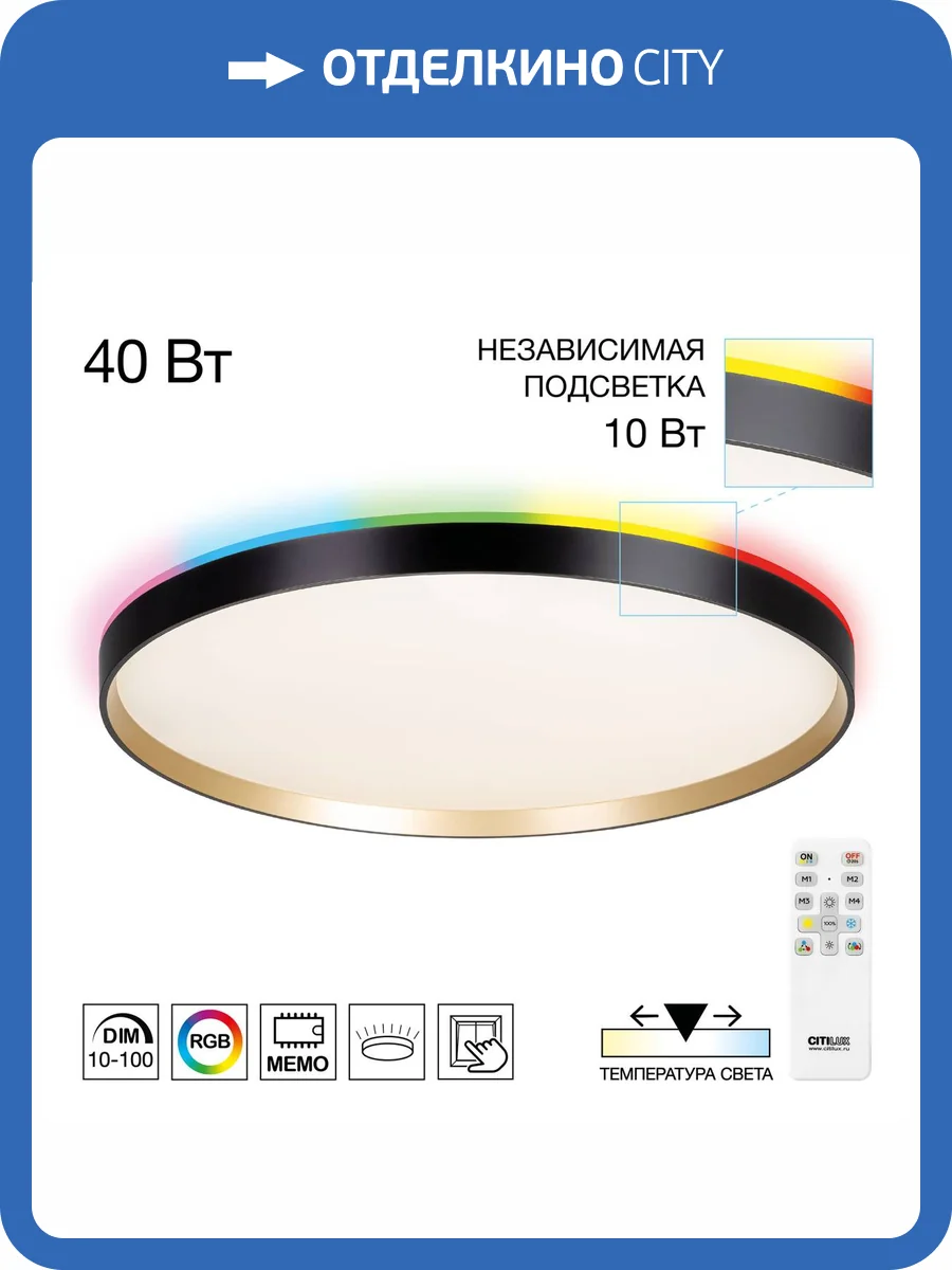 Накладной светильник Citilux Etalon CL750501R фото 18