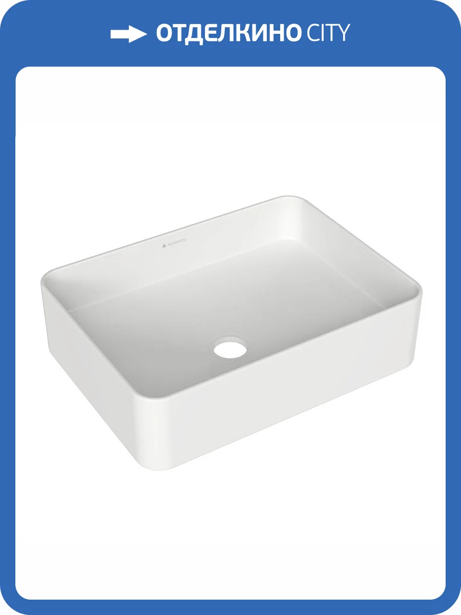 Раковина Aqueduto Espiral ESP0410 50 см, белая глянцевая фото 7