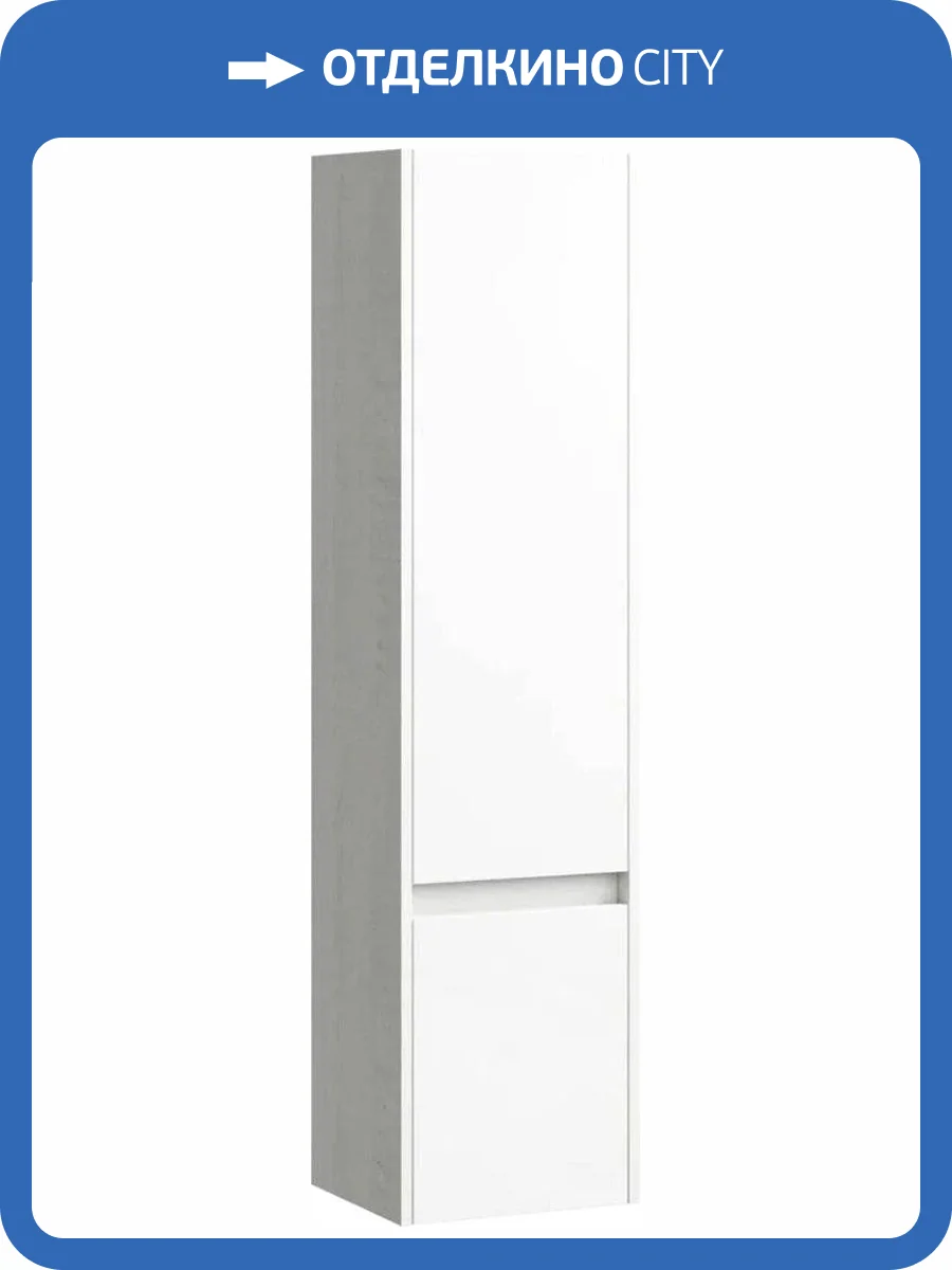 Шкаф-пенал Aqwella City дуб канадский фото 3