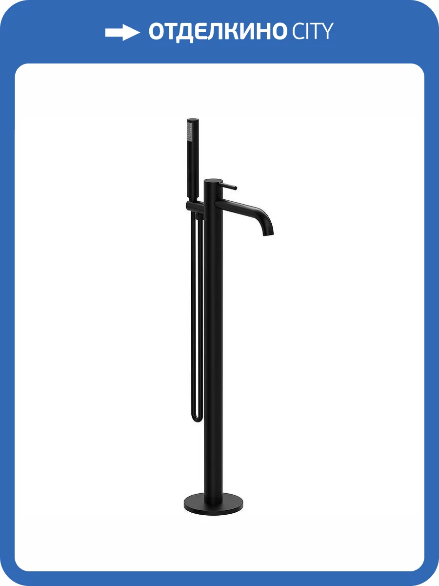 Смеситель для ванны Raiber Graceful RPB-010 черный фото 4