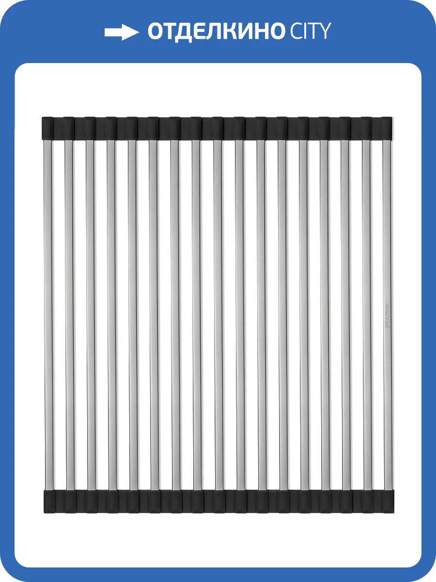 Ролл-мат Paulmark Step R375-BS 33x37.5 брашированная нержавеющая сталь фото 5