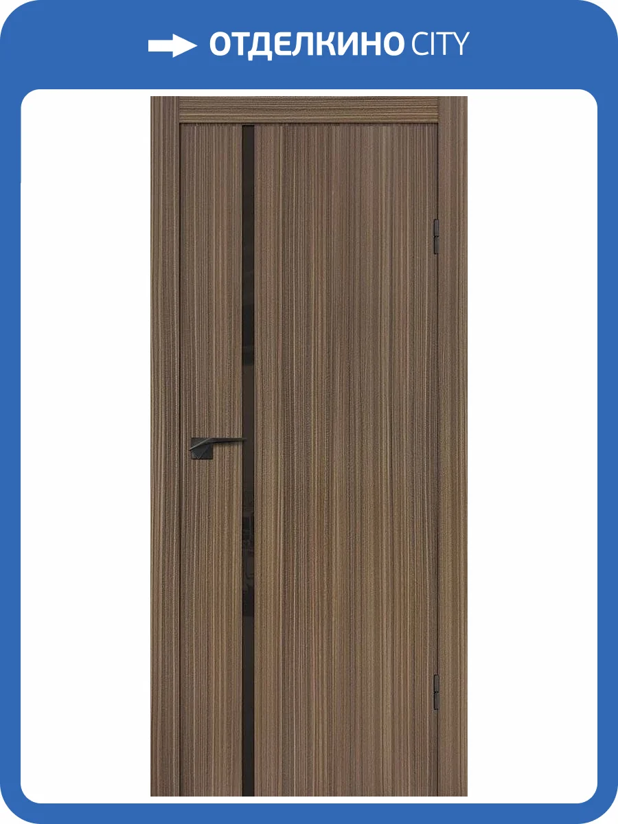 Межкомнатная дверь Profilo Porte P-22 полотно Эвкалипт испанский, стекло кофе лакобель 600x2000 фото 2