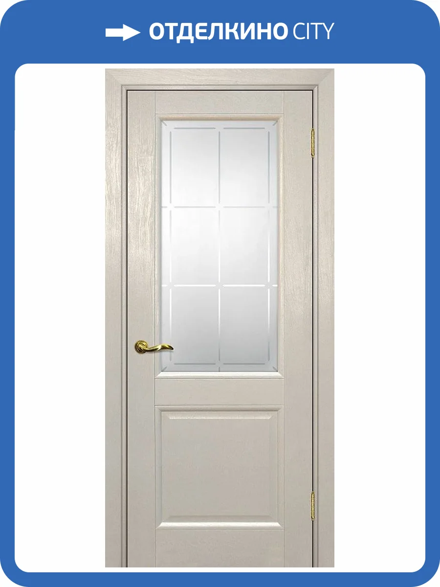 Межкомнатная дверь Profilo Porte экошпон PSU-27, остекленная, бланжевое дерево 800x2000 фото 2