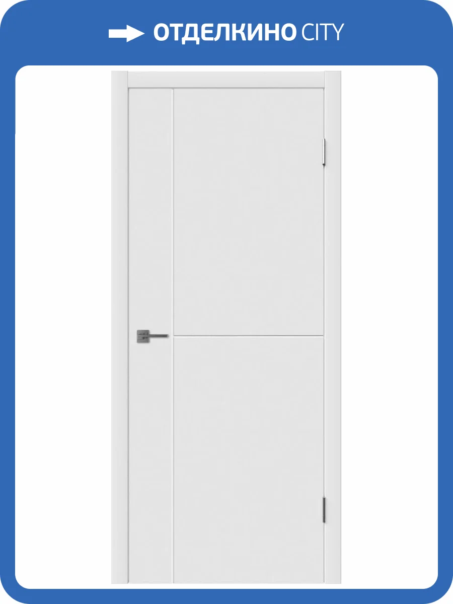 Межкомнатная дверь Владимирская Фабрика Дверей Miami Polar 800x2000 фото 2
