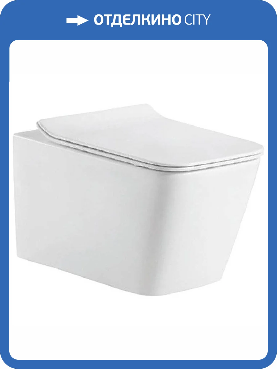 Унитаз подвесной Bravat Manno C21201UW-RUS с крышкой-сиденьем микролифт фото 3