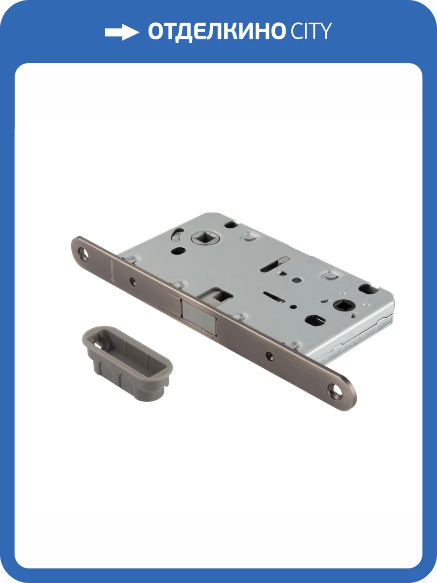 Межкомнатная защелка Archie LM 5212 OL магнитная (сантехническая) LM 5112 OL BH (Черненое серебро) фото 3