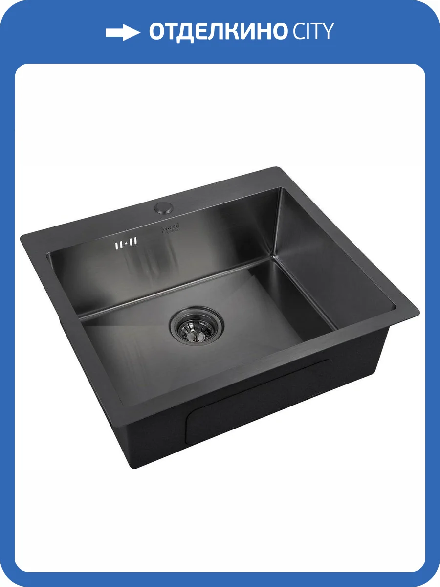 Мойка кухонная Zorg Inox PVD 5951 grafit фото 3
