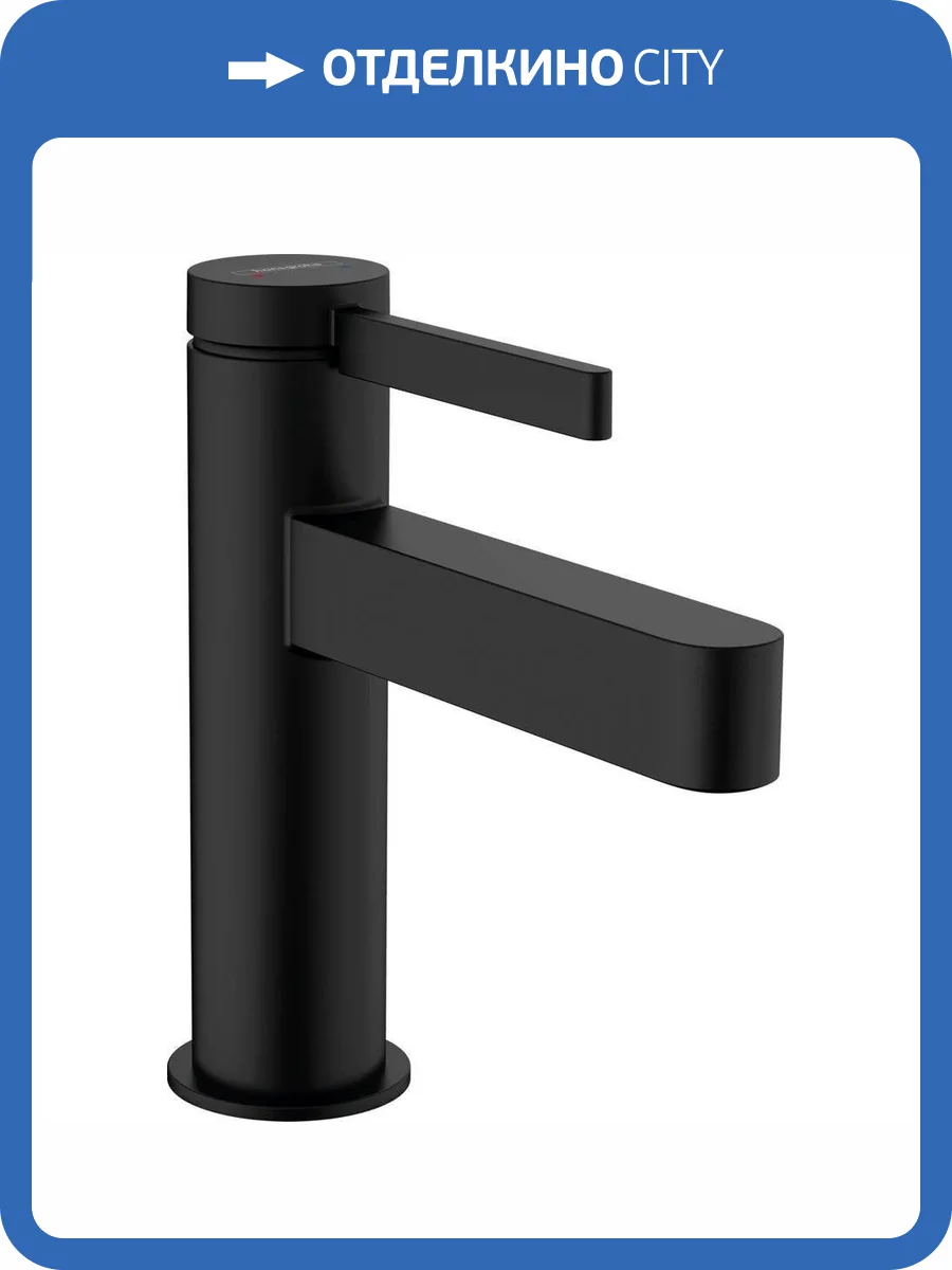 Смеситель для раковины Hansgrohe Finoris 76010670 100 черный матовый фото 7