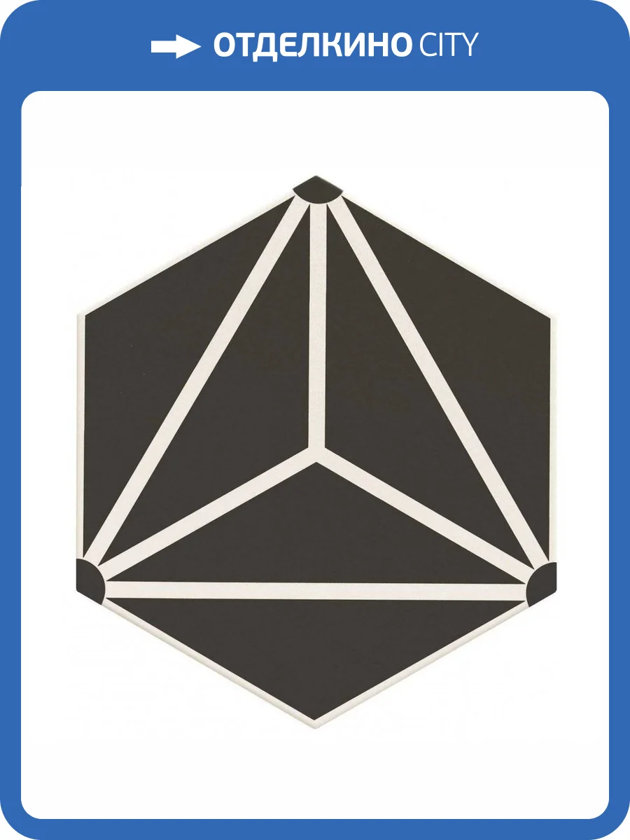 Керамогранит Realonda Ceramica Osaka Black 28.5x33 фото 3