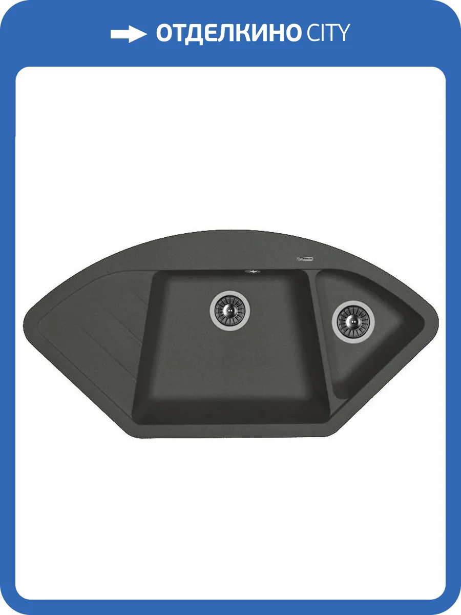 Мойка кухонная Florentina Веста 20.285.E1005.102 черный фото 3