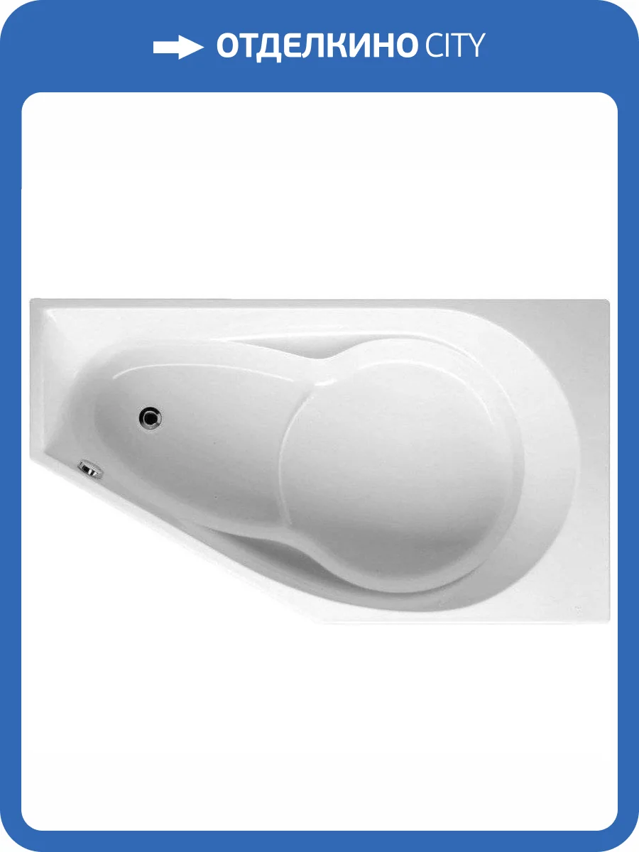 Акриловая ванна Riho Yukon 160x90 левая фото 8