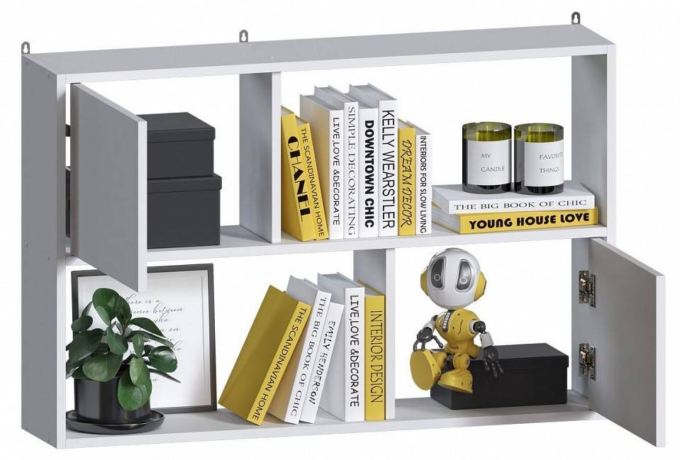 Полка настенная МФ Jazz ПД 1Б ПД-1Б Белый фото 2