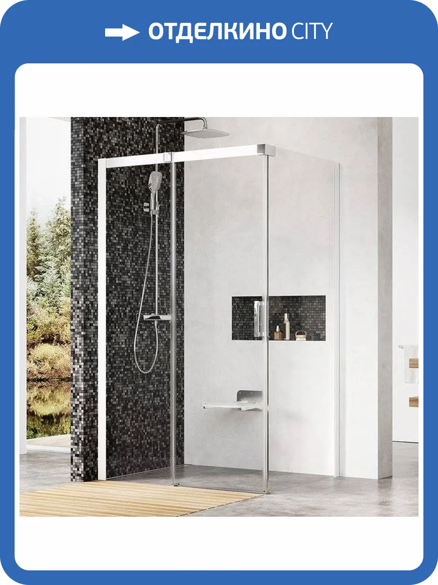 Душевой уголок Ravak MSDPS 110х80 L Transparent, профиль белый фото 8