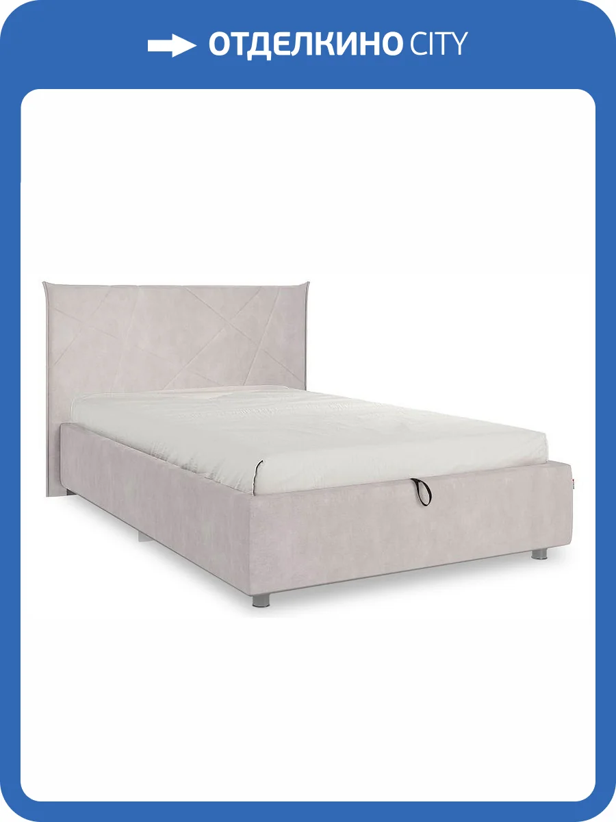 Кровать полутораспальная Mebelson Квест ZP.KM1.2-03.2173 галька фото 3