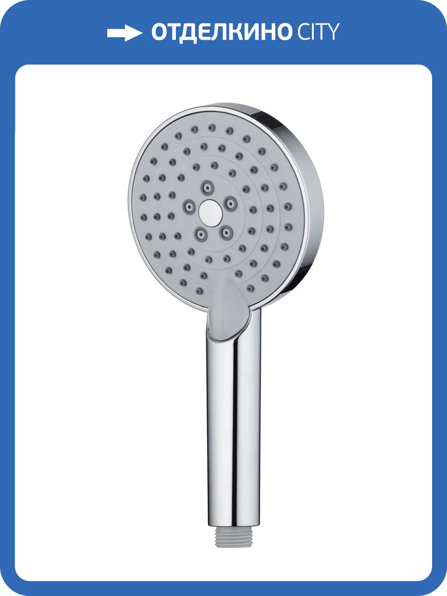 Лейка для душа Orange О-шауэр OS03 хром, диаметр 110 мм фото 7