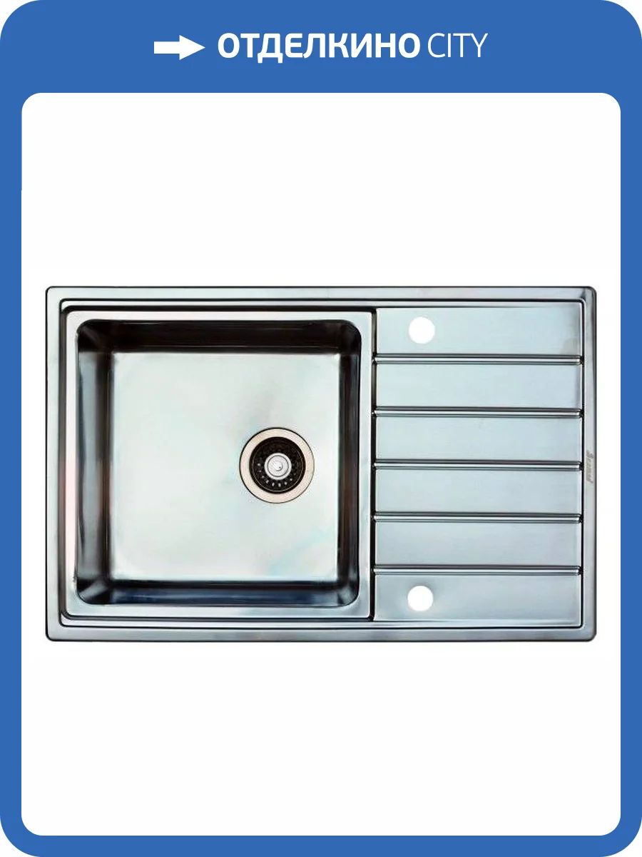 Мойка кухонная Seaman Eco Roma SMR-7850A с клапан-автоматом фото 8