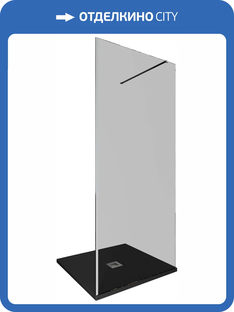 Душевая перегородка Allen Brau Infinity 3.21008.BA.T профиль серебро браш, стекло тонированное, 90x200 фото 5